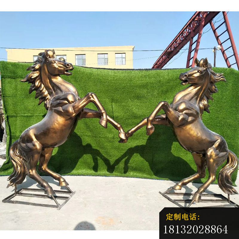 公园大型铜马雕塑_800*800