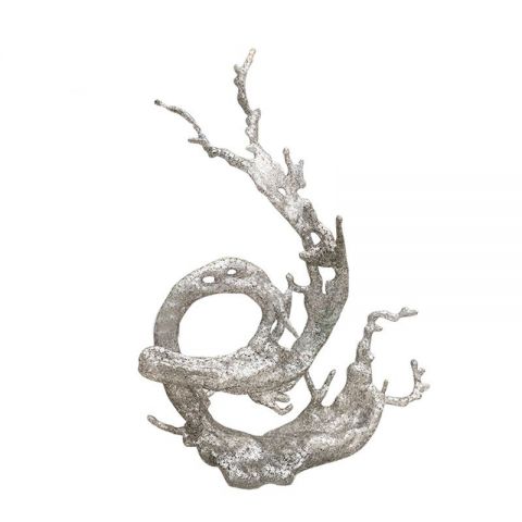 不锈钢镂空海浪雕塑
